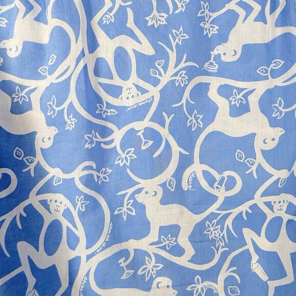 Lilly Pulitzer Size SMALL Button Up Blouse Monkey Print Preppy Shake it Up Beach - Picture 12 of 12